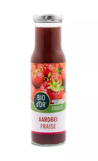 Bio d'Or coulis aardbei 6 x 230ml