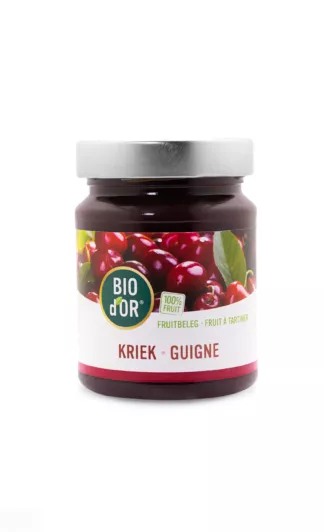 Bio d'Or fruitbeleg kriek 6 x 295gr