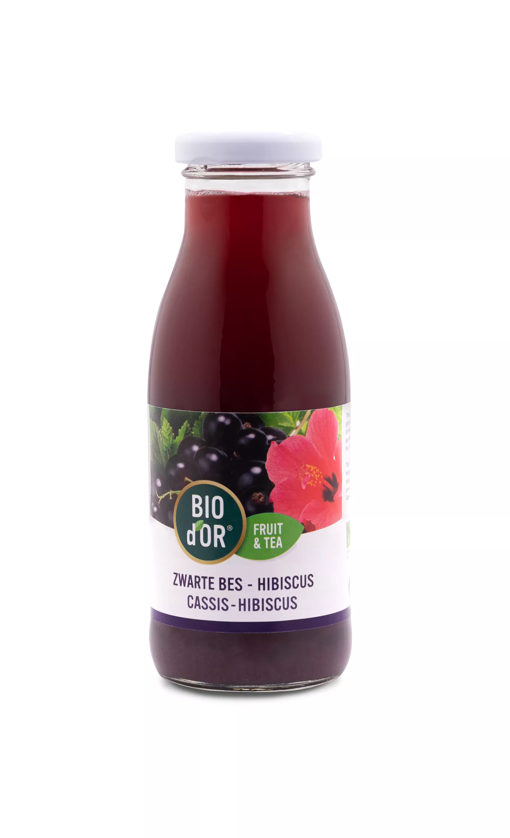 Bio d'Or tea blackcurrant - hibiscus 25cl