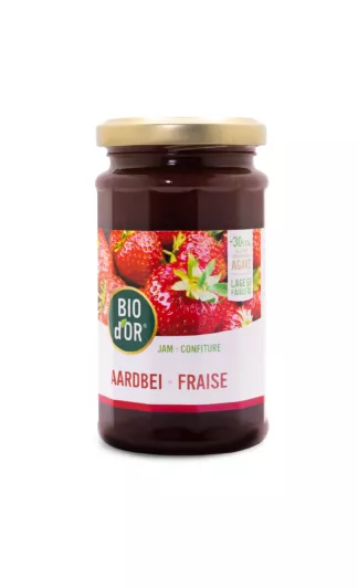 Bio d'Or jam aardbei 6 x 250gr