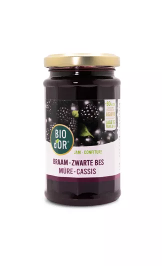 Bio d'Or jam braam - zwarte bes 6 x 250gr