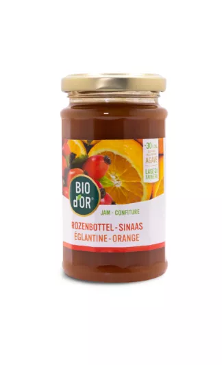 Bio d'Or jam rozenbottel - sinaas 6 x 250gr