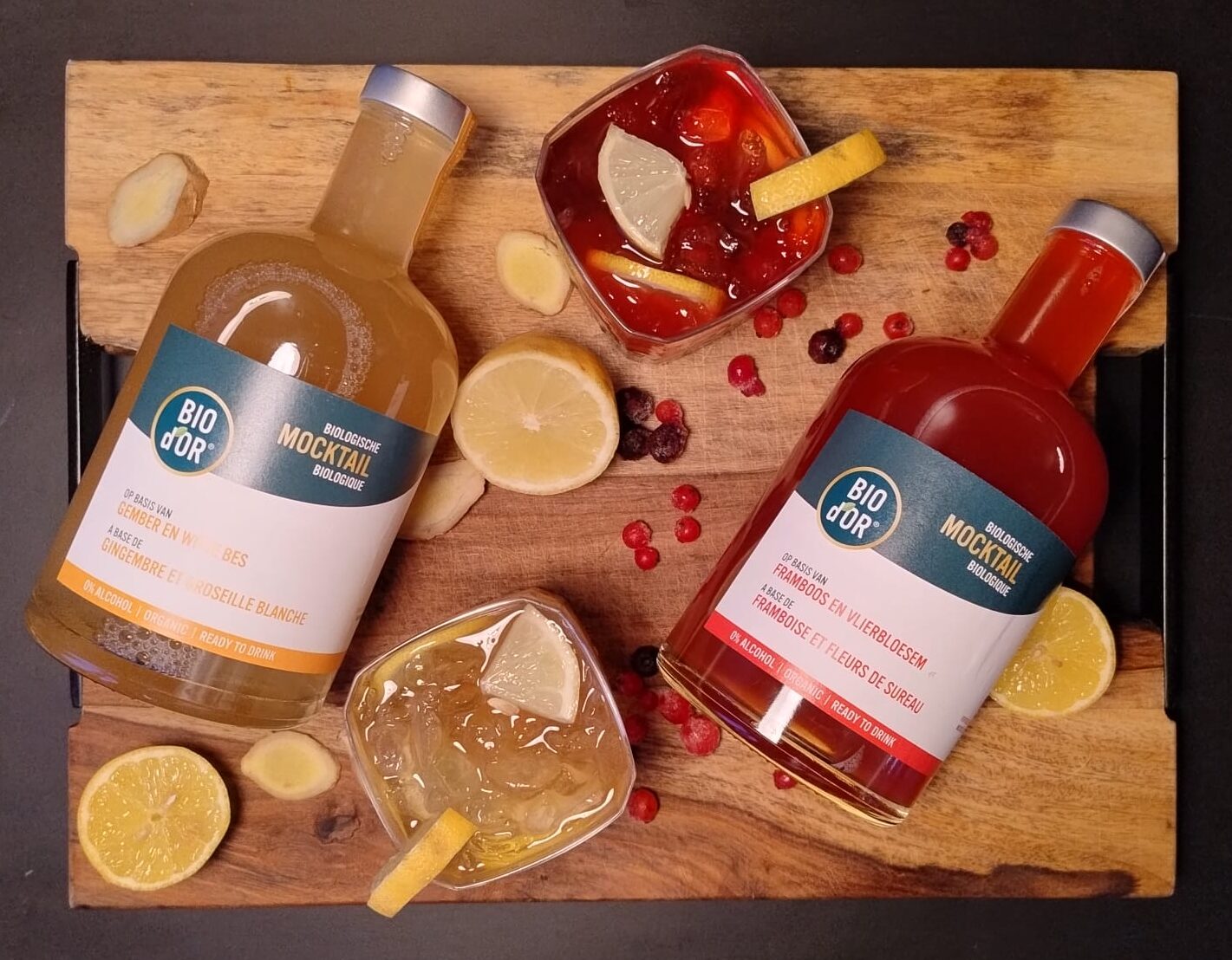 BIO D'OR MOCKTAIL FRAMBOISE FLEUR DE SUREAU 6 x 70cl – Image 3