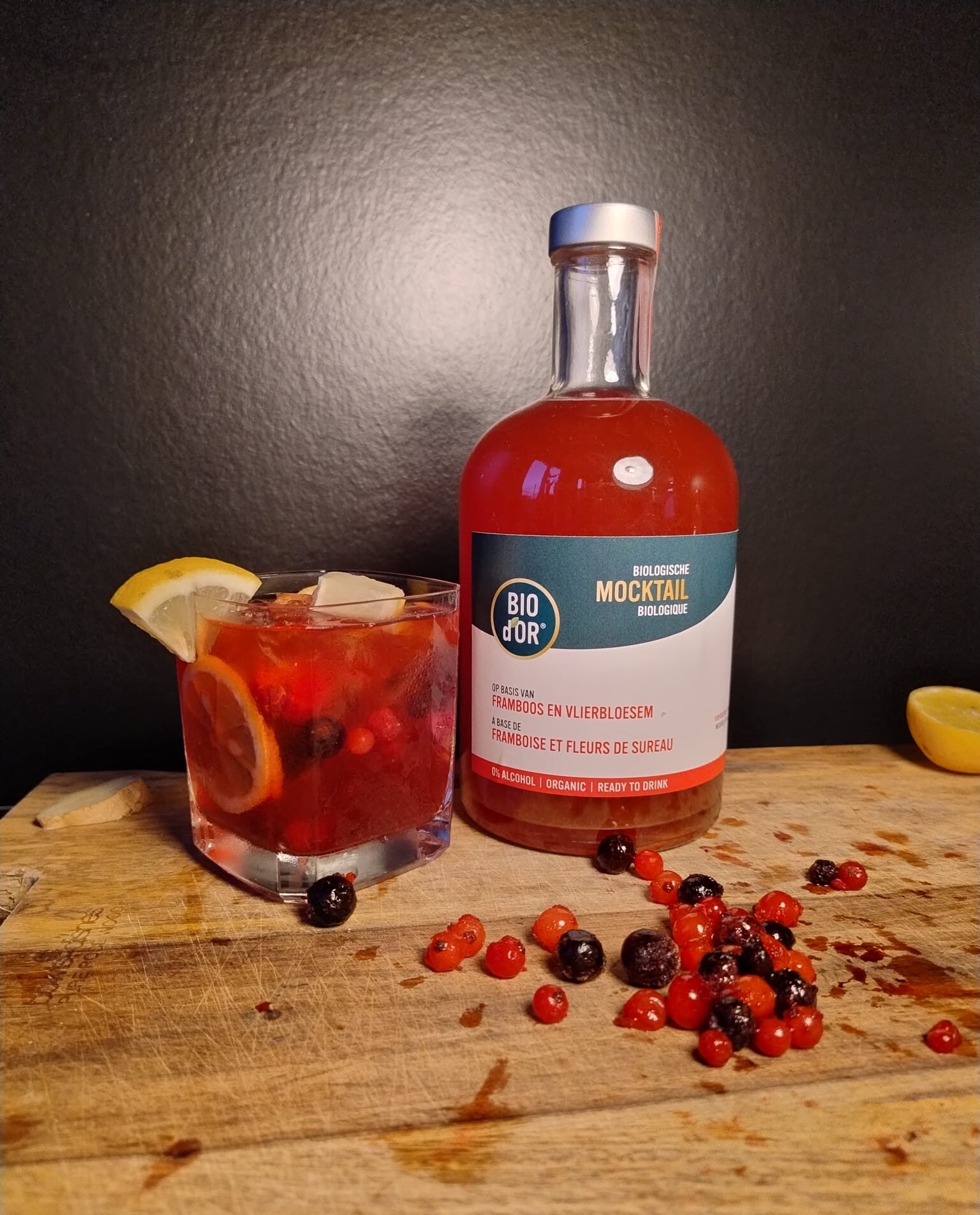 BIO D'OR MOCKTAIL FRAMBOISE FLEUR DE SUREAU 6 x 70cl – Image 2